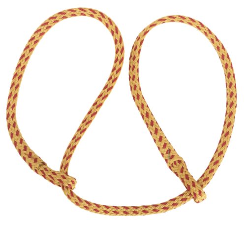 Lapos elletőkötél - sárga-piros, 130 cm