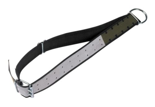 Bika kikötő nyakpánt D-gyűrűvel - 170 x 7 cm, 7 mm, csúcsminőség