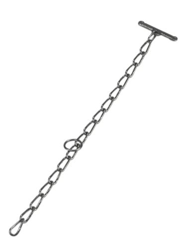 Kikötőlánc jászolba - 4 mm, 50 cm, forgó nélkül