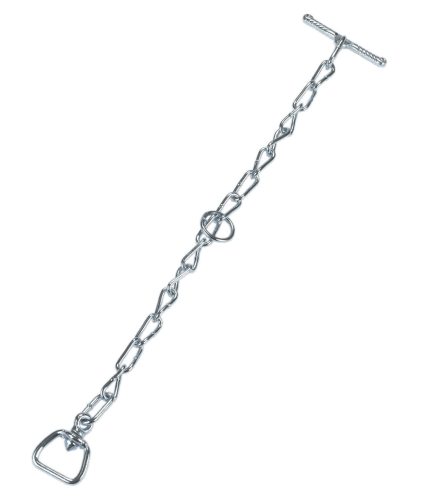 Lánc borjú- és növendék marha kikötőkhöz - forgóval  60 cm x 5 mm