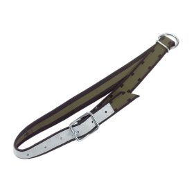   Marhakikötő nyakpánt ovál-taggal és D- gyűrűvel - 130 x 4 cm, csúcsminőség