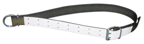 Növendék bika kikötő nyakpánt D-gyűrűvel - 150 x 5 cm, 7 mm, csúcsminőség