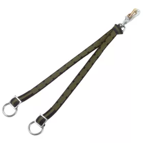   Marha kikötő szár kettős szíjjal, biztonsági karabínerrel - 60 cm, csúcsminőség