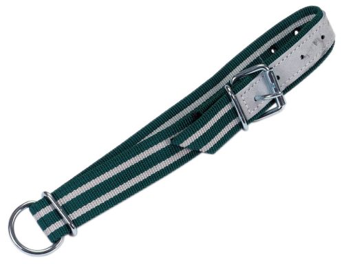 Marha kikötő nyakpánt - 130 x 4 cm, ovál- taggal és D- gyűrűvel, standard minőség