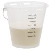 Borjúitató vödör skálával - fehér, átlátszó, 8 l