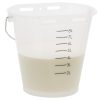 Borjúitató vödör skálával - fehér, átlátszó, 8 l