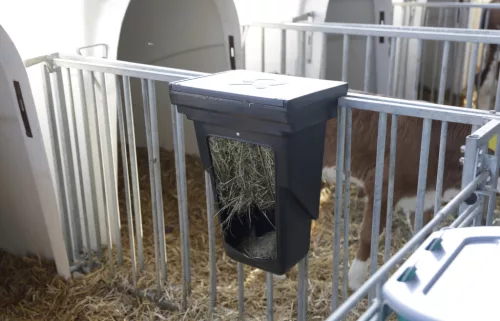 Combo kicsi etetőbox borjúház kerítéshez