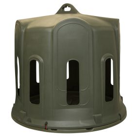   Műanyag, harang alakú körbála etető - 10 etetőhellyel, juh/kecske/borjú/póni etetésére