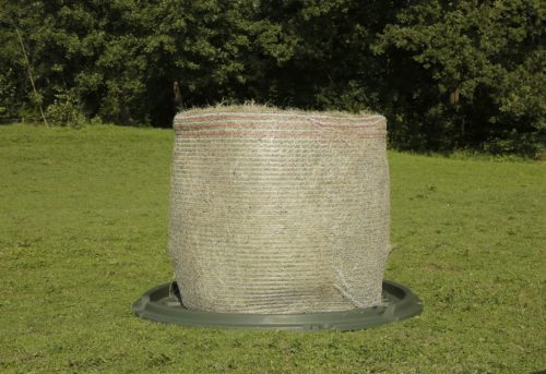 Alap műanyag, harang alakú körbála etetőhöz