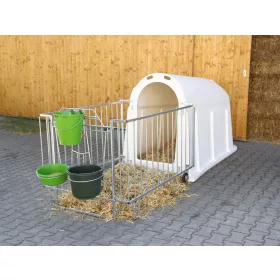 CalfHouse PE UV+ borjúház - könnyű kerítéssel