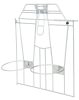 Ajtó- és kerékkészlet CalfHouse PE UV+ borjúházhoz