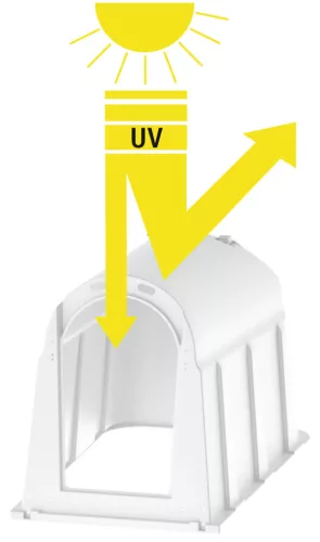CalfHouse PE UV+ borjúház - nehéz kerítéssel