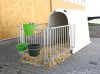 CalfHouse Premium Plus borjúház könnyű kerítéssel