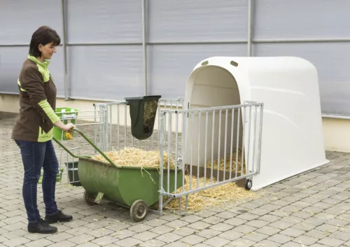 CalfHouse Premium Plus borjúház könnyű kerítéssel