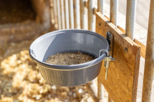 Vödörtartó kilökésbiztosítóval - falra szerelhető, 28 cm