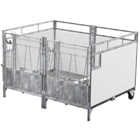 Dupla borjúbox - 200x227x143 cm