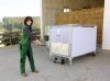 PVC oldalfal panel borjúboxhoz - 165 cm