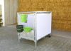 PVC oldalfal panel borjúboxhoz - 165 cm