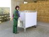 PVC oldalfal panel borjúboxhoz - 165 cm