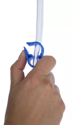 Drencszacskó áttetsző szondával és zippzárral