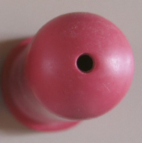 Satandard borjúcumi - piros, kerek nyílással, 100 mm