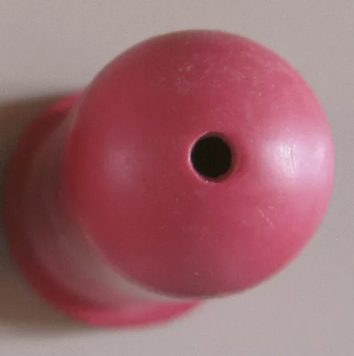 Satandard borjúcumi - piros, kerek nyílással, 100 mm