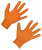 X-Grip nitrile egyszer használatos kesztyű - narancs, 10,5-11-es méret, 50 db/doboz