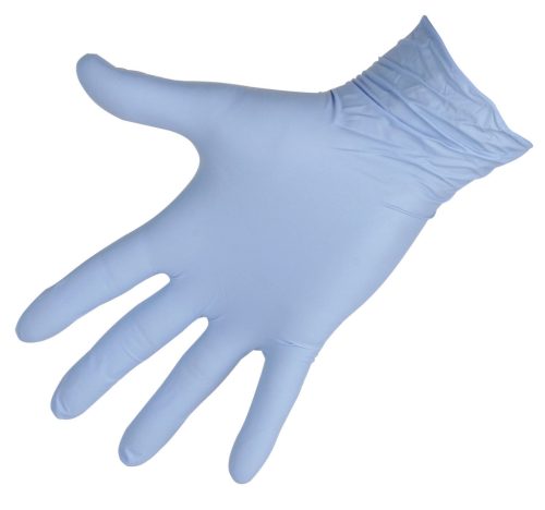 Nitrile Top Pro púdermentes, egyszer használatos kesztyű - L, 100 db/doboz