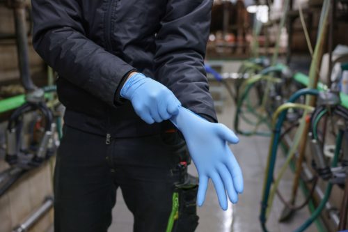 Keron Nitrile Premium Plus allergén anyagoktól mentes kesztyű - S, 50 db/doboz