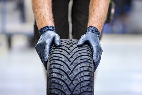 X-Grip nitril egyszer használatos kesztyű - fekete, 240 mm, 50 db/cs, XXL