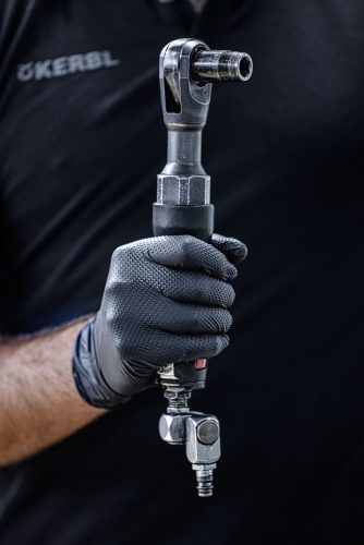 X-Grip nitril egyszer használatos kesztyű - fekete, 240 mm, 50 db/cs, XXL