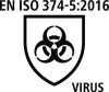 Nitrile allergén anyagoktól mentes kesztyű - hosszú, fekete, 50 db, S