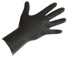 Nitrile allergén anyagoktól mentes kesztyű - hosszú, fekete, 50 db, M
