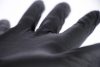 Nitrile allergén anyagoktól mentes kesztyű - hosszú, fekete, 50 db, XXL