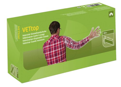 VETtop egyszer használatos inszemináló állatorvosi kesztyű