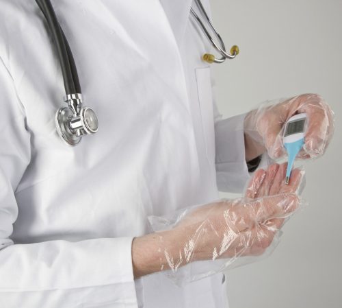 PE egyszer használatos kesztyű