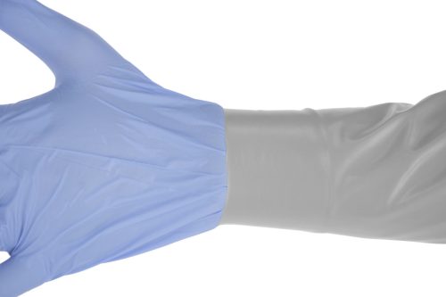 Higiénikus karvédő - szürke, mosható, fertőtleníthető, S/M, 50 cm, párban