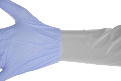 Higiénikus karvédő - szürke, mosható, fertőtleníthető, L/XL, 50 cm, párban