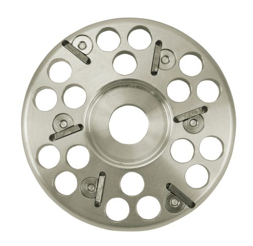 Profi patafaragó korong - 6 késes, alu, 120 mm