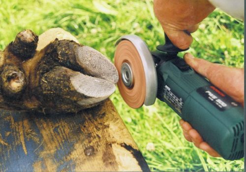 Patacsiszoló korong - fém, 125 mm