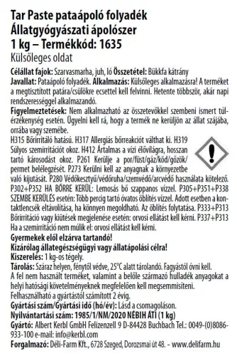 TarPaste pataápoló paszta - 1000 g