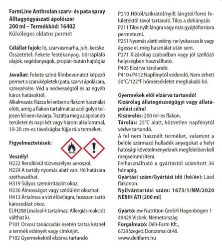 Anthrolan®-N pata- és körömspray - 200 ml