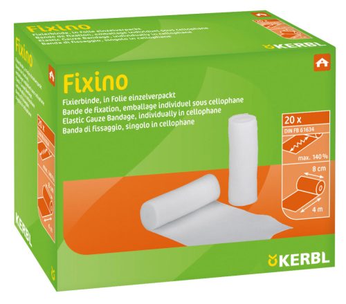 Fixino rögzítőkötés - 20 db, 8 cm x 4 m, külön celofánba csomagolva