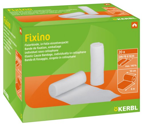 Fixino rögzítőkötés - 20 darab, 10 cm x 4 m, külön celofánba csomagolva