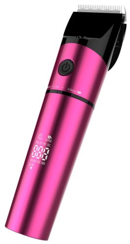 DeloX akkumulátoros nyírógép, alkatrészekkel - rózsaszín