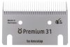 Premium nyíróél szett, szarvarmarhához és lóhoz, 31 / 23 fogas
