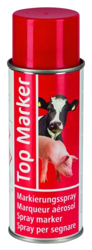 TopMarker állatjelölő spray - piros, 200 ml
