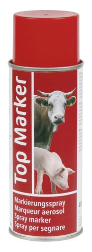 TopMarker állatjelölő spray - piros, 400 ml
