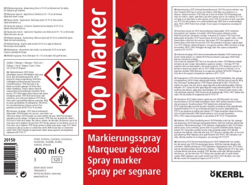 TopMarker állatjelölő spray - piros, 400 ml