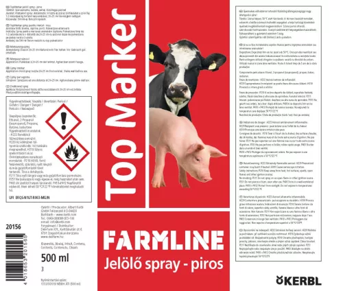 TopMarker állatjelölő spray - piros, 500 ml